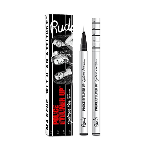 Rude Cosmetics Police Eyeliner Up Eyeliner Pen - Top Dog Eyeliner Women 0.017 Oz