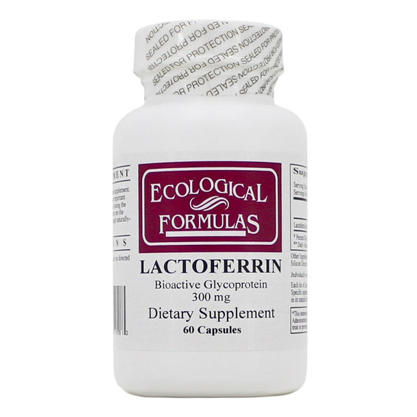 Ecological Formulas Lactoferrin 300mg 60 Capsules