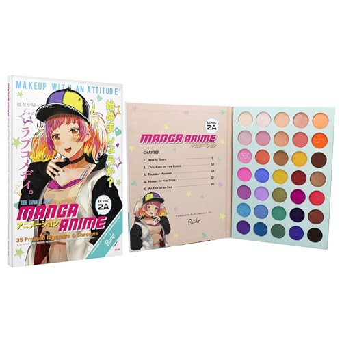 Rude Manga Anime 35 Eyeshadows Palette - Book 2A By Rude Cosmetics For Women - 1.34 Oz Eye Shadow