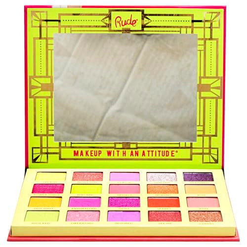 Rude The Roaring 20S Eyeshadow Palette - Neons By Rude Cosmetics For Women - 0.85 Oz Eye Shadow