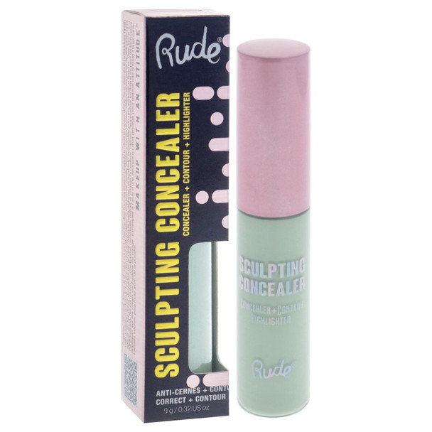 Rude Sculpting Concealer - Green By Rude Cosmetics For Women 0.32 Oz Concealer