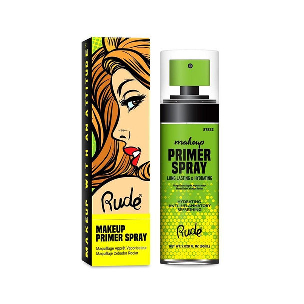 Makeup Primer Spray By Rude Cosmetics For Women 2 Oz Primer
