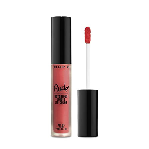 Rude Cosmetics Notorious Rich Long Liquid Lip Color - Sinister Villain Lip Color Women 0.1 Oz
