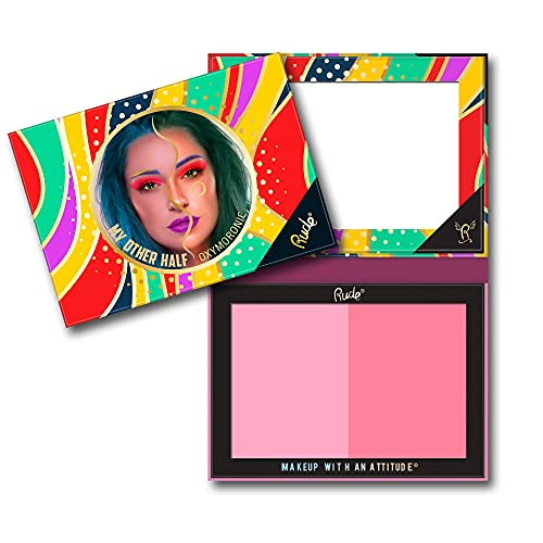 Rude My Other Half Duo Shade Face Palette - Schizo By Rude Cosmetics For Women - 0.4 Oz Makeup
