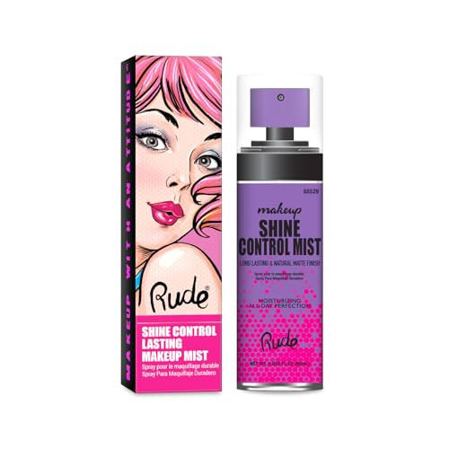 Rude Shine Control Lasting Makeup Mist By Rude Cosmetics For Women 2 Oz Mist