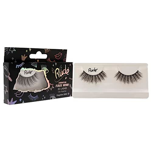 Rude Cosmetics Essential Faux Mink 3D Lashes - Exquisite Pair Women 1 Pc