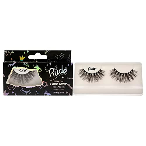 Rude Cosmetics Essential Faux Mink 3D Lashes - Dainty Pair Women 1 Pc