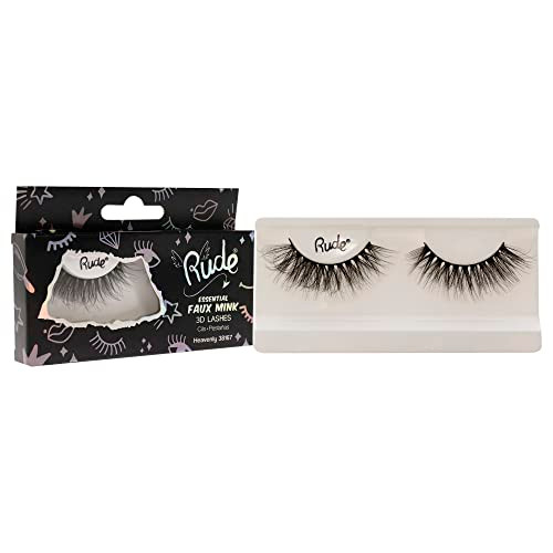 Rude Cosmetics Essential Faux Mink 3D Lashes - Heavenly Pair Women 1 Pc