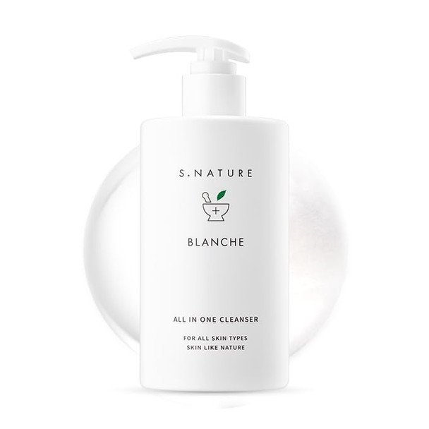 S.Nature Blanche Cleanser 260Ml All In One Mild Moisture Hyaluronic Acid Beta-Glucan 8.79Fl Oz