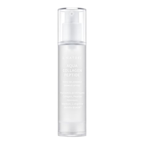 S.Nature Aqua Collagen Peptide Triple Gel Essence Firming & Hydrating Face Essence Plumping And Calming Gel Serum With 8 Hyaluronic Acids Adenosine Oil- Korean Skincare