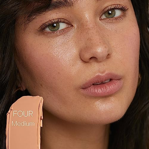 Saie Glow & Blend Duo - Slip Tint Tinted Moisturizer Spf 35 Shade Four (1.35 Oz) The Big Liquid Foundation Brush (1 Count) Hydrating Glow & Seamless Blending