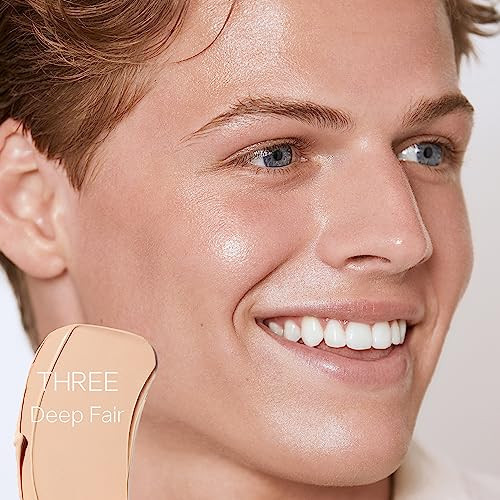 Saie Glow & Blend Duo - Slip Tint Tinted Moisturizer Spf 35 Shade Three (1.35 Oz) The Big Liquid Foundation Brush (1 Count) Hydrating Glow & Seamless Blending