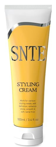 Samnyte Styling Cream Non-Greasy Travel Size Smoothing Cream For Women & Kids Fragrance- Flyaway Control For Frizz & Baby Hair Styling Products For Slick Back Bun Ponytail Braiding