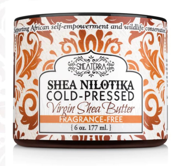 Shea Terra Shea Nilotik Cold Pressed Shea Butter - Fragrance 6 Ounce