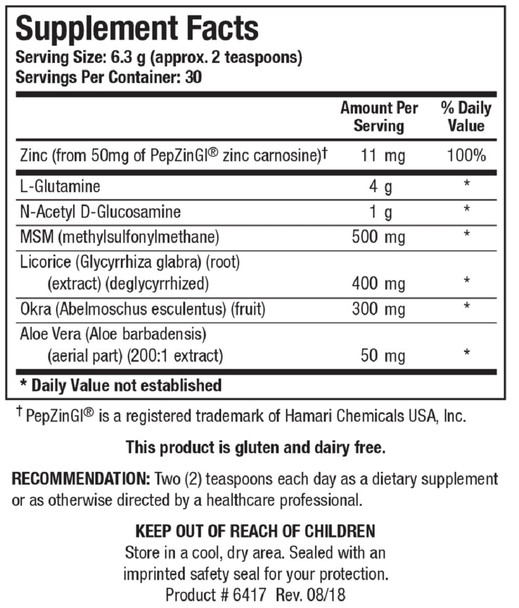 Biotics Research Gi-Resolve 189 Grams