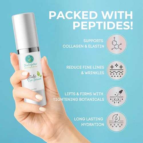 Skin Perfection Peptide Eye Serum Target Crow's Feet Lines Wrinkles Lifts Firms Youthful Contour Snap 8 Retinol Acetyl Hexapeptide 30 Inyline Antarcticine Skin Perfection