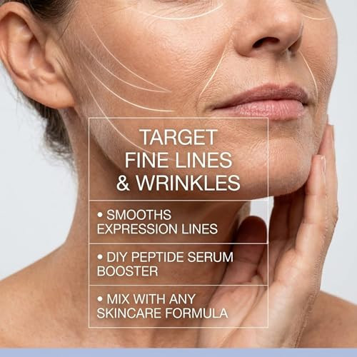 Skin Perfection Snap 8 Peptides Serum For Face - Anti Aging Peptide Serum For Fine Lines & Wrinkles - Diy Peptide Face With Hyaluronic Acid Crows Feet Diy Mix With Any Skincare 0.5Oz