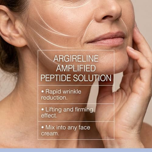 Skin Perfection Argireline Amplified Peptide Solution Multifunctional Anti-Aging - Mix Into Any Face Cream For Diy Wrinkle Relaxing - Acetyl Hexapeptide 8