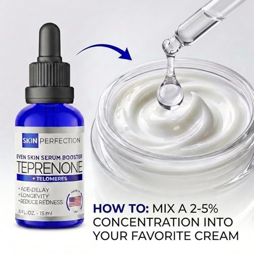 Skin Perfection Advanced Teprenone Diy Anti-Aging Peptide Boost: Reduce Redness Wrinkles Improve Hydration Enhance Skin Tone Youthful Skincare