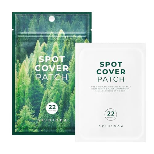 Skin1004 Tea Trica Spot Cover Patch Spot Patches For Blemish Prone Skin Clear Hydrocolloid Pimple Patches For Face Invisible Spot Stickers For Blemish Marks Soothing Korean Skin Care 22 Count