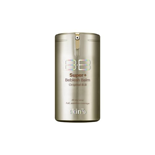 Skin79 Super+ Beblesh Balm Original B.B Gold 40 Ml Us Version - K Beauty Flawless Radiant Base Foundation Makeup Instant Blemish Cover Tinted Moisturizer Natural 21 Color