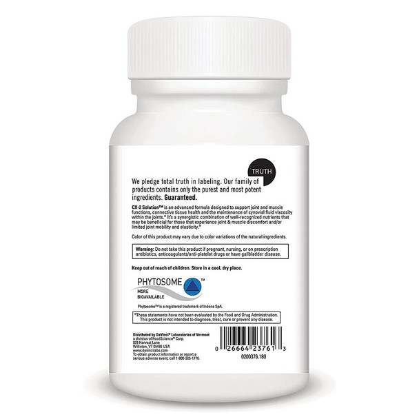 DaVinci Labs CX-2 Solution 180 Capsules