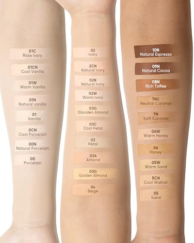 Skintific Velvet Matte Cushion Foundation Blue 04 Beige Full Coverage12H Oil ControlWaterproof & Ultra Cover Powder Foundation Full Coverage Matte Finish