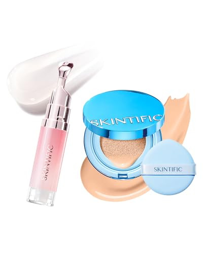 Skintific Velvet Cushion Foundation With Hydrating Brightening Lip Serum