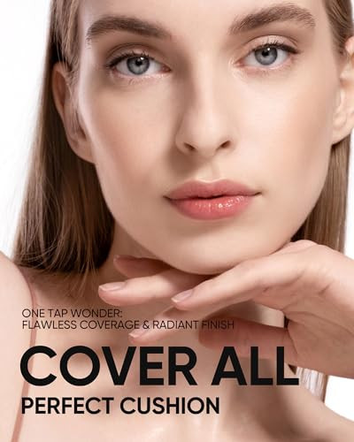Skintific Full Coverage Cushion Foundation With Hydrating Brightening Lip Serum