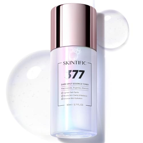 Skintific Brightening Serum Toner With 377 Pro Optical Scattering Technology Hydrating Lightens Dark Spots Evens Skin Tone Tamarind Seed Polysaccharide & Arginine For Radiant Healthy Skin