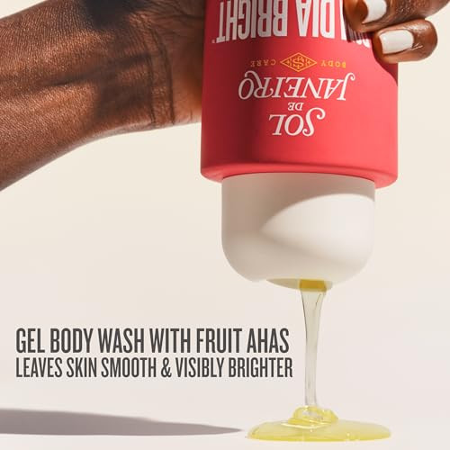 Sol De Janeiro Visibly Brightening And Smoothing Bom Dia Aha Body Scrub And Body Wash Duo Exclusive