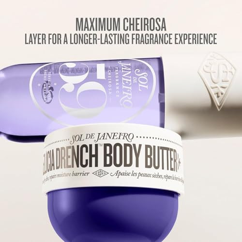 Sol De Janeiro Deeply Moisturizing Delicia Drench Body Butter & Cheirosa 59 Hair And Body Fragrance Mist Duo 8.1 Fl Oz