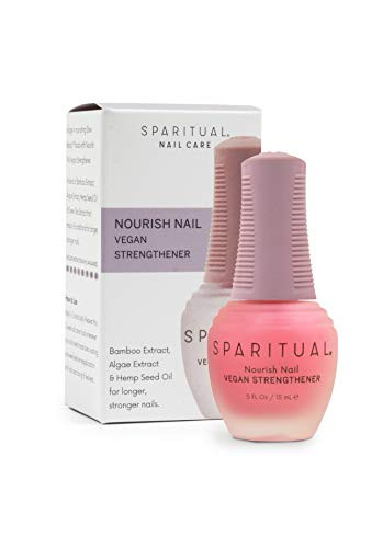 Sparitual Nourish Nail Vegan Strengthener Nail Strengthening Treatment To Condition Dry And Damaged Nails 0.5 Fl Oz