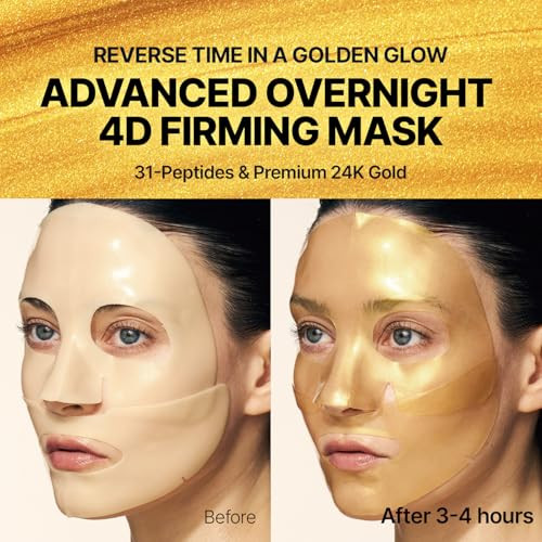 Sungboon Editor Golden Collagen Fine Line Care Trio Silk Peptide Intensive Gold Mask & Volufiline Serum & Glow-Locking Mist Gifts For Women