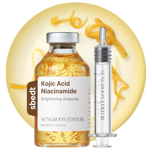 Sungboon Editor Collagen Peptide Pink Pdrn Glow Intensive Ampoule Sungboon Editor Kojic Acid Niacinamide Brightening Ampoule With Toning Beads 1.35 Fl Oz Gifts For Women