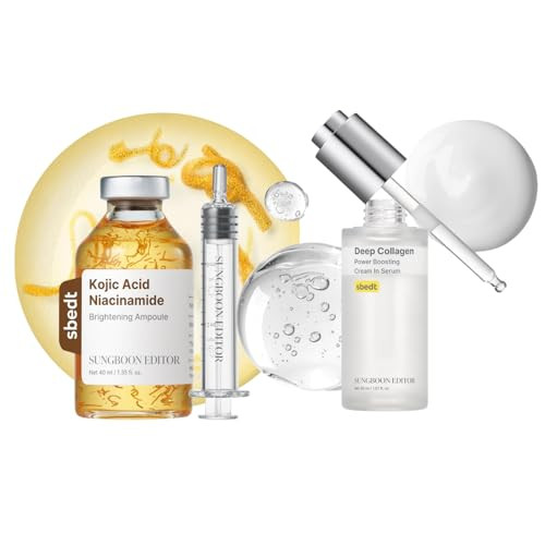 Sungboon Editor Kojic Acid Niacinamide Brightening Ampoule Sungboon Editor Deep Collagen Serum Gifts For Women