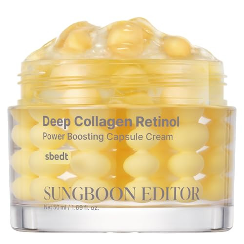 Sungboon Editor Collagen Peptide Pink Pdrn Glow Intensive Ampoule Deep Collagen Retinol Capsule Cream Gifts For Women