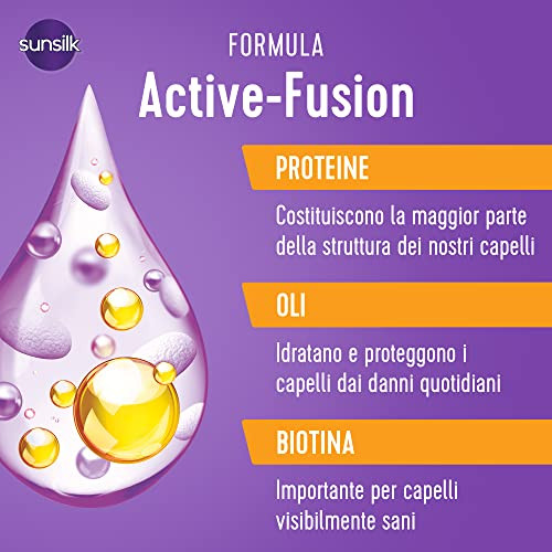 Sunsilk Conditioner Liscio Perfetto For Straight Hair 200 Ml 6.7 Fl Oz - Made In Italy Purple