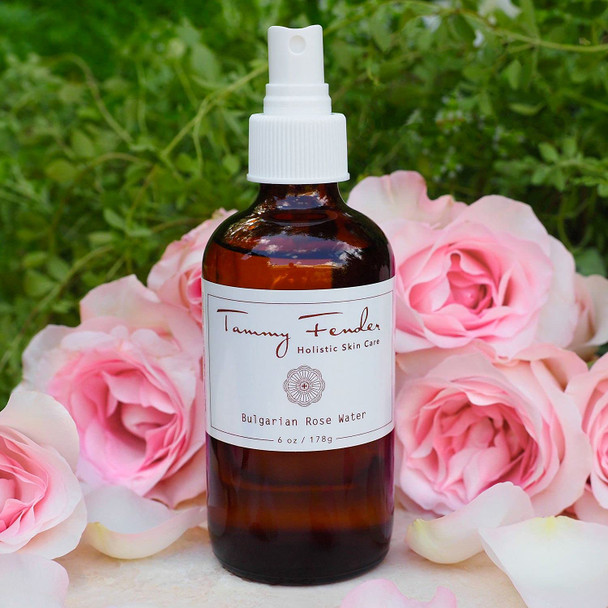 Tammy Fender - Bulgarian Rose Water Toner Natural Organic Cruelty- Non-Toxic Skincare Rejuvenate Hydrate Sensitive Skin Safe (6 Oz 178 G)