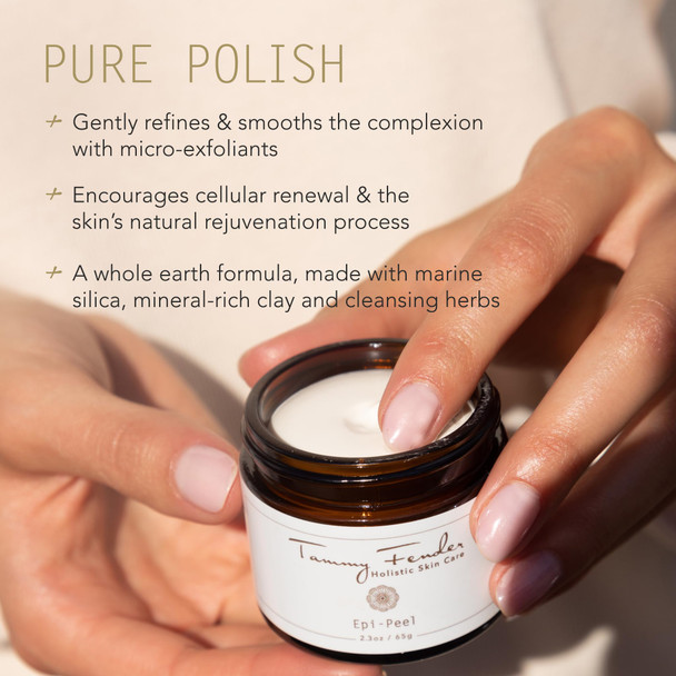 Tammy Fender - Epi-Peel Facial Mask Natural Organic Cruelty Non-Toxic Skincare Mineral Rich Clay Micro-Exfoliator (2.3 Oz 65 G)