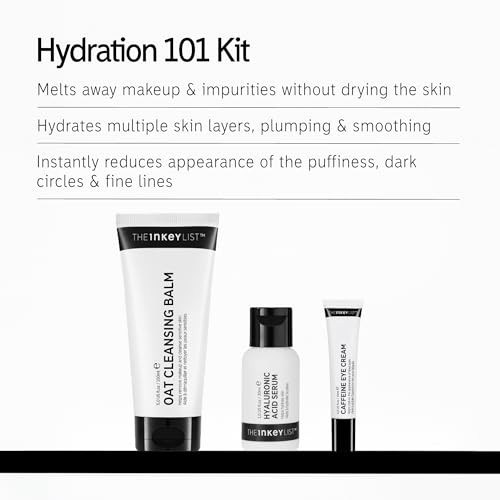 The Inkey List Hydration 101 Set Hydrating Skin Care Combats Dry Skin Vegan Friendly Suitable For All Skin Types