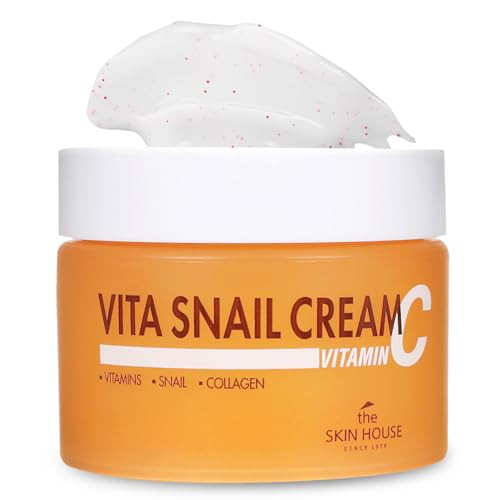 The Skin House Vita Snail Cream Light-Weight-Cream Moisturizer With 90% Snail Filtrate Niacinamide Hydrating Firming & Skin Barrier Support Non-Greasy 50Ml / 1.69 Fl.Oz