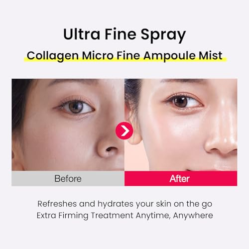 The Skin House Ultra Collagen Glow Skin Duo Pack Hydrating Ampoule Mist & Steam Cream Set Retinol Deep Moisture Collagen & Niacinamide For Dry Skin K-Beauty Moisturizing Glow Kit