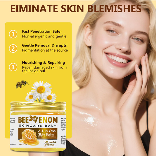 Topicy Bee Venom Cream Natural Bee Venom Skin Treatment Cream-For Removing And Repair Effective Gentle And Non-Irritating(Yellow 2 Fl Oz)