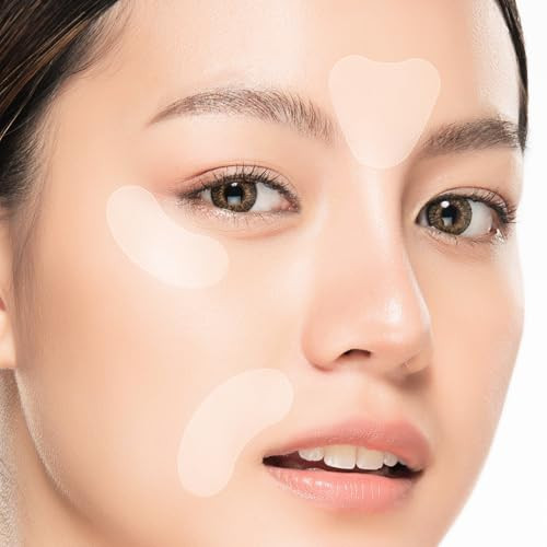 Tosowoong Anti-Wrinkle Patch With Hydrolyzed Collagen Forehead & Eye & Smile Line Wrinkle Patches Anti-Wrinkle Tape K-Beauty Overnight Under Eye Patches Korean Skincare 5Ea (10Patches X 5)