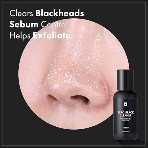Tosowoong Zero Black Cleaner Blackhead Remover With Salicylic Acid Witch Hazel And Charcoal Exfoliating Face Wash Sebum Softener And Chemical Peel For Face Korean Skin Care 50Ml 1.69 Fl. Oz