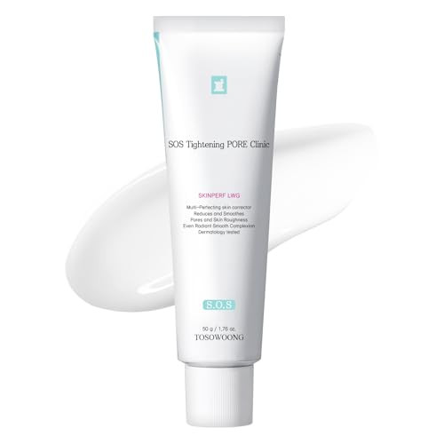 Tosowoong Pore Refiner Cream Pore Minimizer With Aha - Glycolic Acid And Lactic Acid Oil Control Face Moisturizer For Oily Skin Texture Smoothing For Fine Lines Korean Skincare 50G / 1.76 Oz