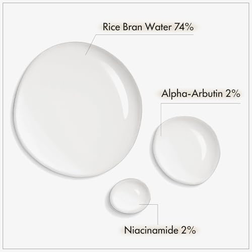 Tosowoong Alpha Arbutin 2% Rice Serum Rice 746074Ppm Alpha-Arbutin 20000Ppm Glow Glass Skin Pigmentation Acne Marks Dark Spots Even Skin Tone Hydrating Korean Skin Care 33Ml / 1.11 Fl.Oz