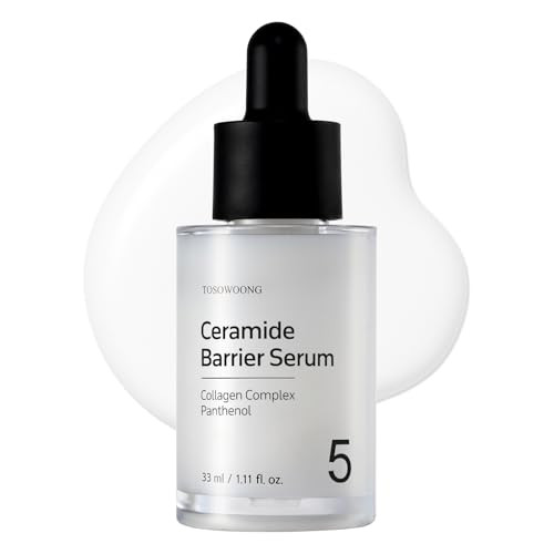 Tosowoong Ceramide Barrier Serum Hydrating Serum For Face 1250Ppm Ceramide Complex Niacinamide Collagen Panthenol Centella Glass Skin Fragrance- Korean Skin Care 33 Ml / 1.11 Fl. Oz