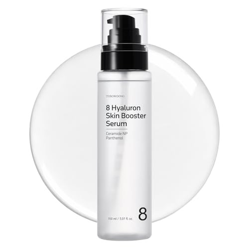 Tosowoong Hyaluronic Acid Duo - 8 Hyaluron Skin Booster Serum (5.07 Fl. Oz) & Hyaluronic Acid 9 Cream Set - Deep Multi-Layer Hydration & Glow Boosting Korean Skincare Kit